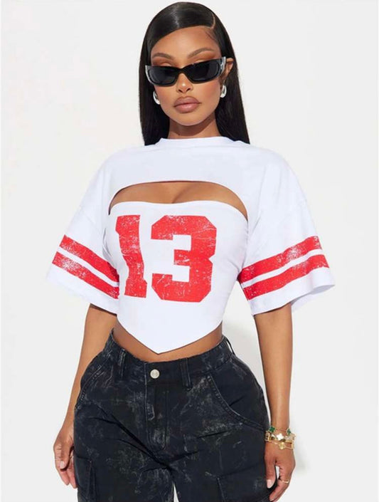 Jersey crop top